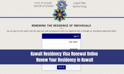Kuwait Residency Visa Renewal Online - Renew Your Residency in Kuwait